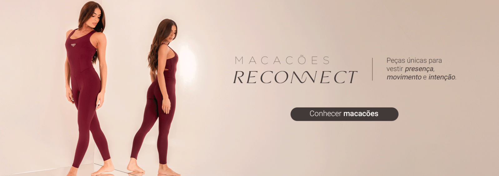 Coleção de macacões — Macacão Vinho